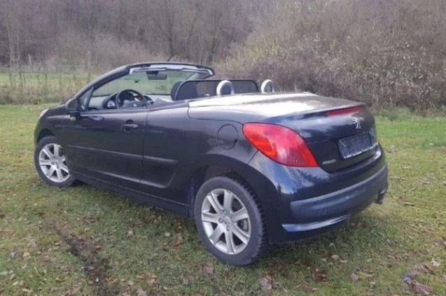 Peugeot 207 CC cena 7500 przebieg: 121000, rok produkcji 2008 z Bodzentyn małe 137